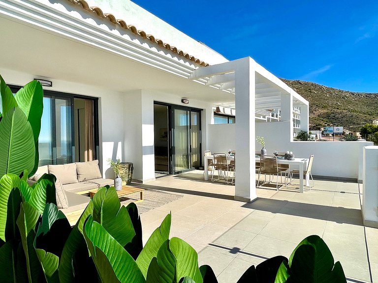 Bayview Benalmadena Holiday Penthouse with private Hot tub