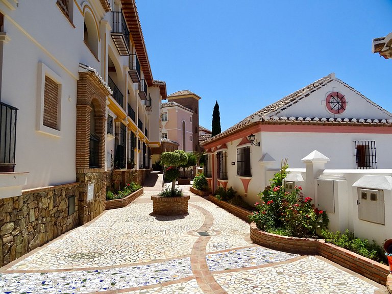 Casa de vacaciones en Puebla Aida Mijas Golf con terrazas