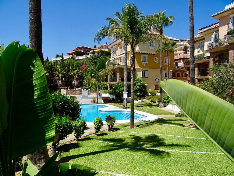 Casa de vacaciones en Puebla Aida Mijas Golf con terrazas