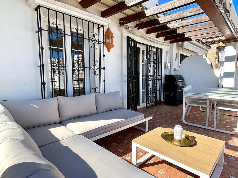 Casa de vacaciones en Puebla Aida Mijas Golf con terrazas