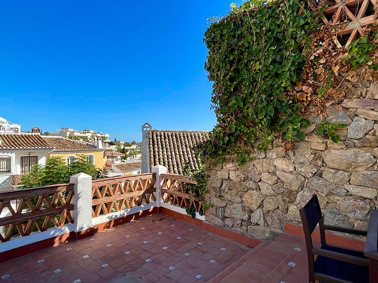 Casa de vacaciones en Puebla Aida Mijas Golf con terrazas
