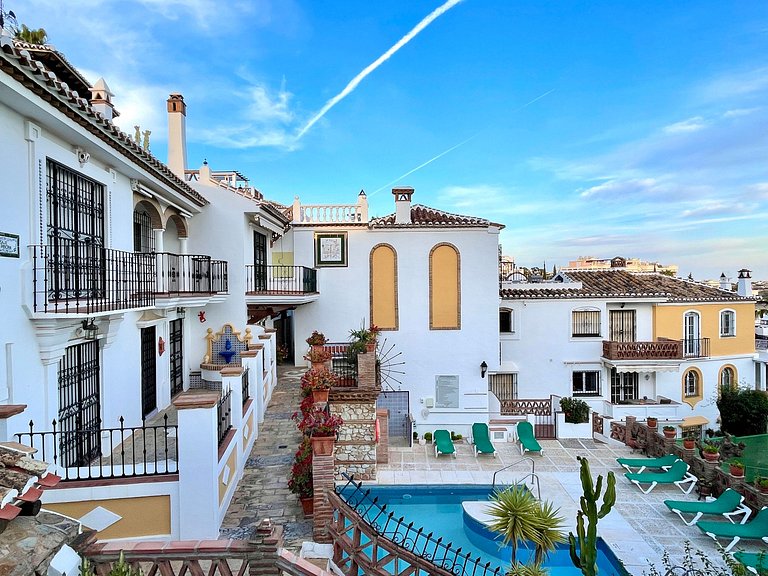 Casa de vacaciones en Puebla Aida Mijas Golf con terrazas