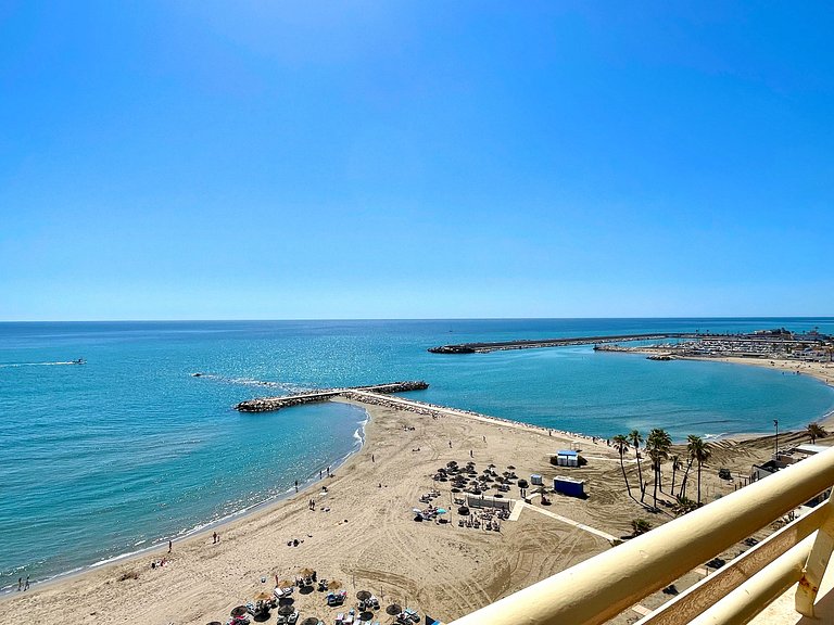 Vista para o mar à beira-mar 11º andar com estilo escandinav