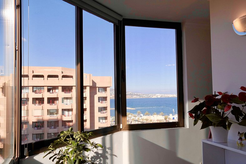 Holiday Home centre Fuengirola with sea and mountain view